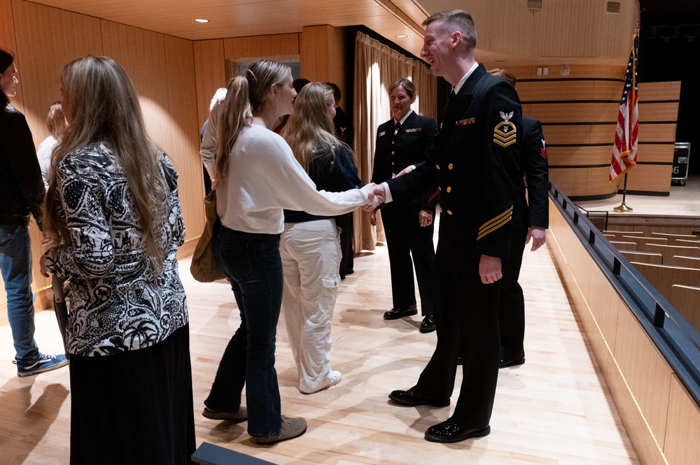 Navy Band Sea Chanters perform at Liberty University