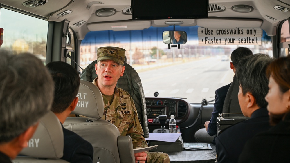 The USAG Humphreys Installation Commander meets the new Pyeongtaek Police Chief