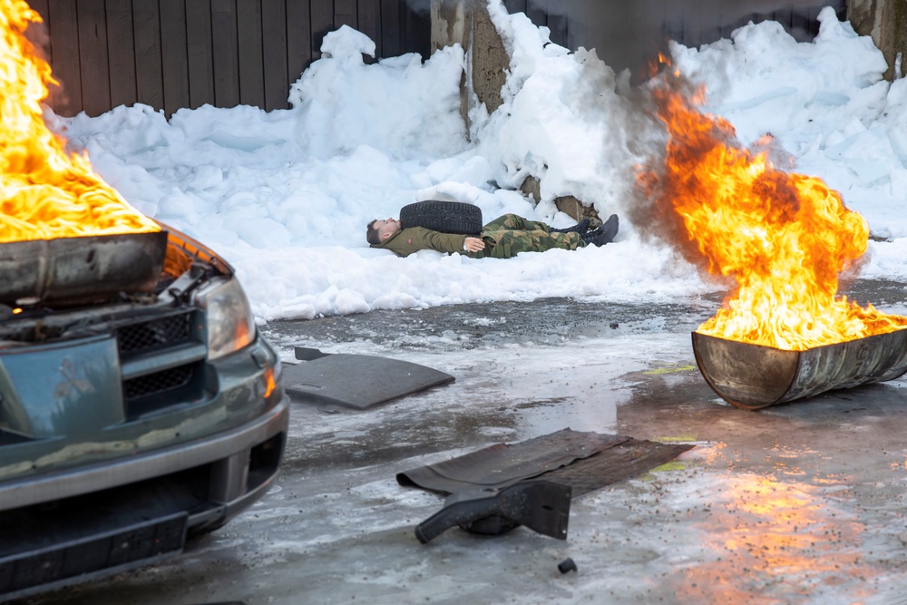 Mass Casualty Exercise in Tromsø Norway during Nordic Response 24