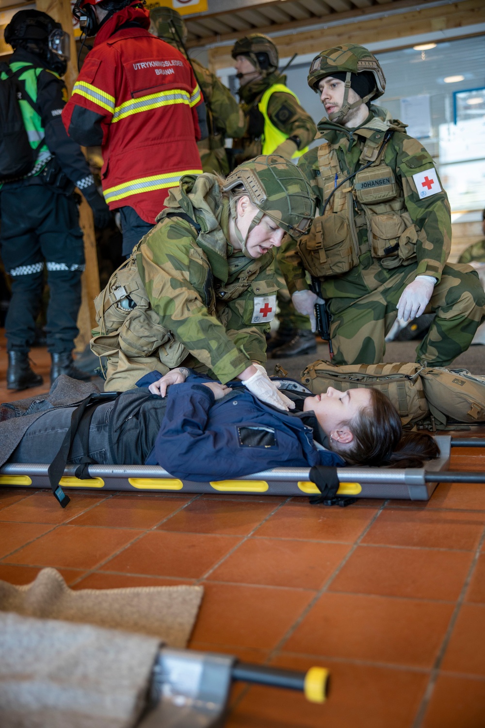 Mass Casualty Exercise in Tromsø Norway during Nordic Response 24