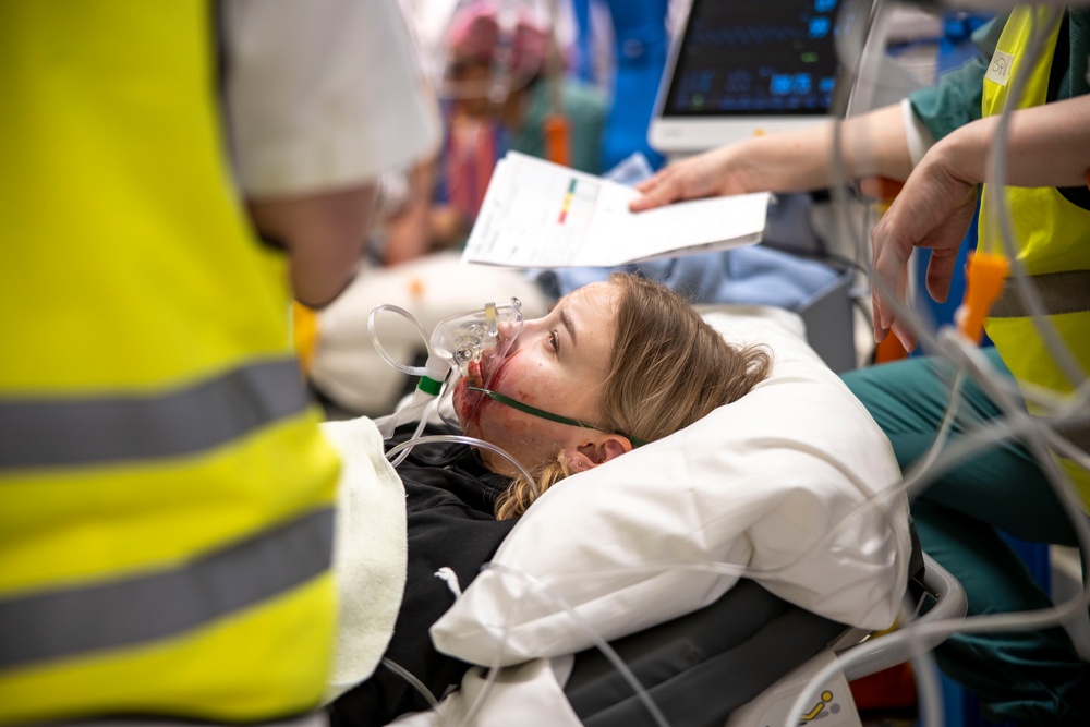 Mass Casualty Exercise in Tromsø Norway during Nordic Response 24