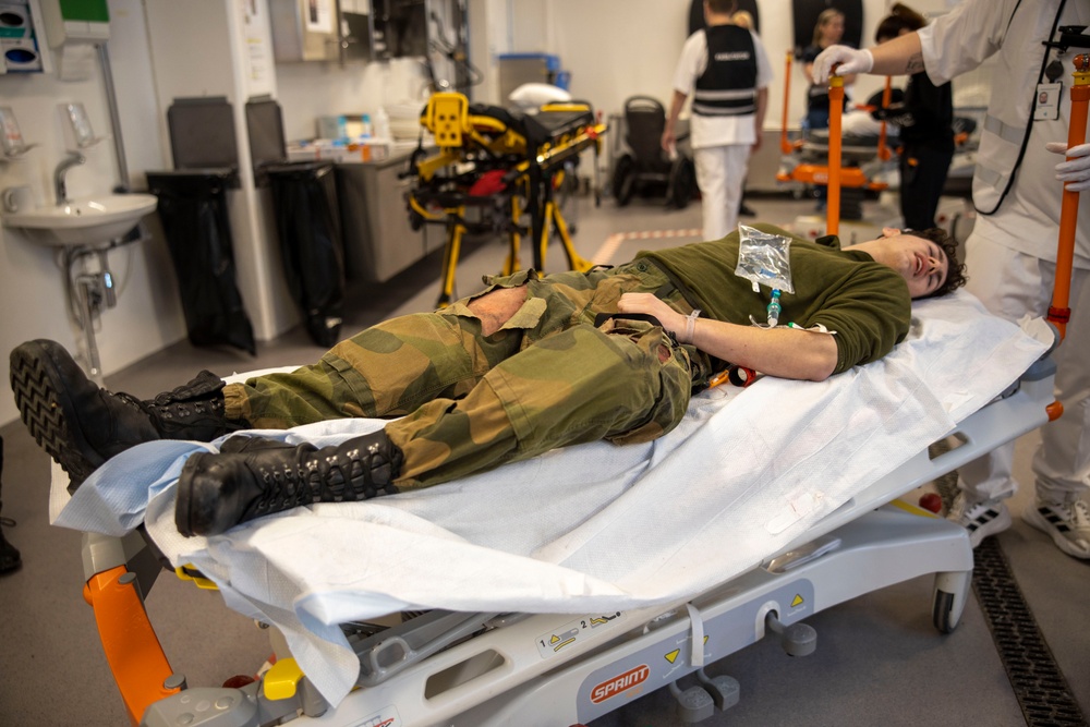 Mass Casualty Exercise in Tromsø Norway during Nordic Response 24