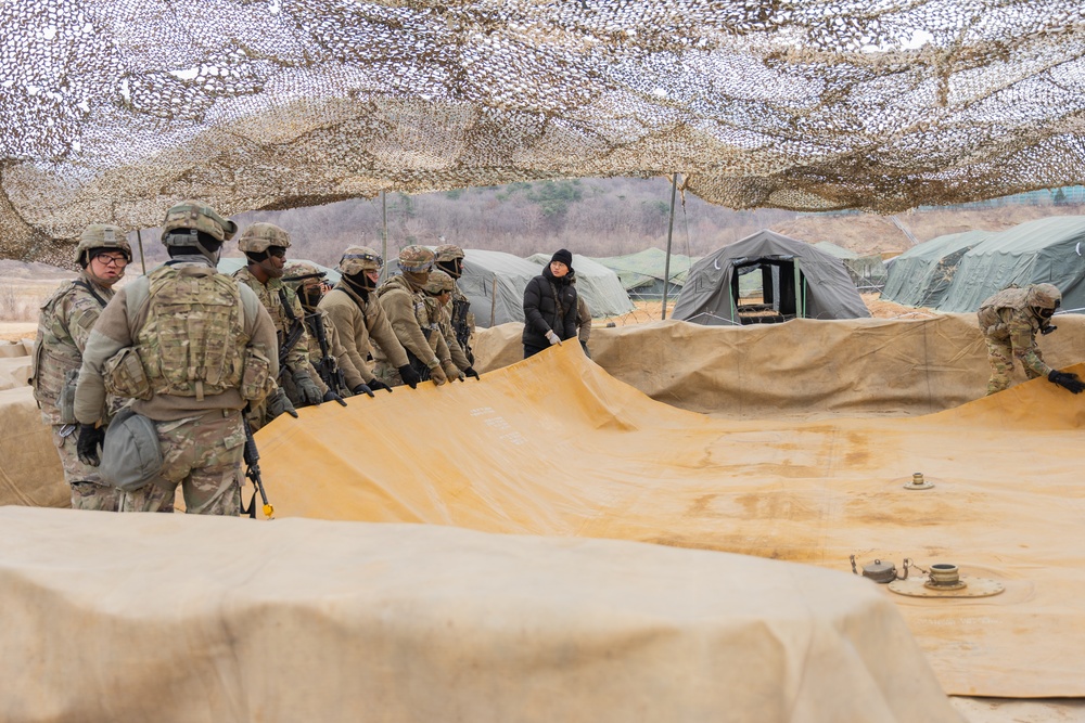 Combined Area Distribution Operation Center training in support of Freedom Shield 24