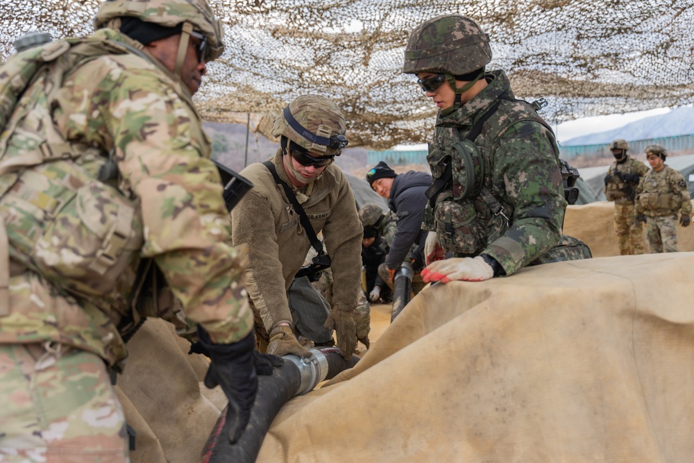 Combined Area Distribution Operation Center training in support of Freedom Shield 24