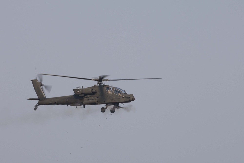16th CAB 1-229th Attack Battalion Conducts Apache Gunnery During Cobra Gold 2024