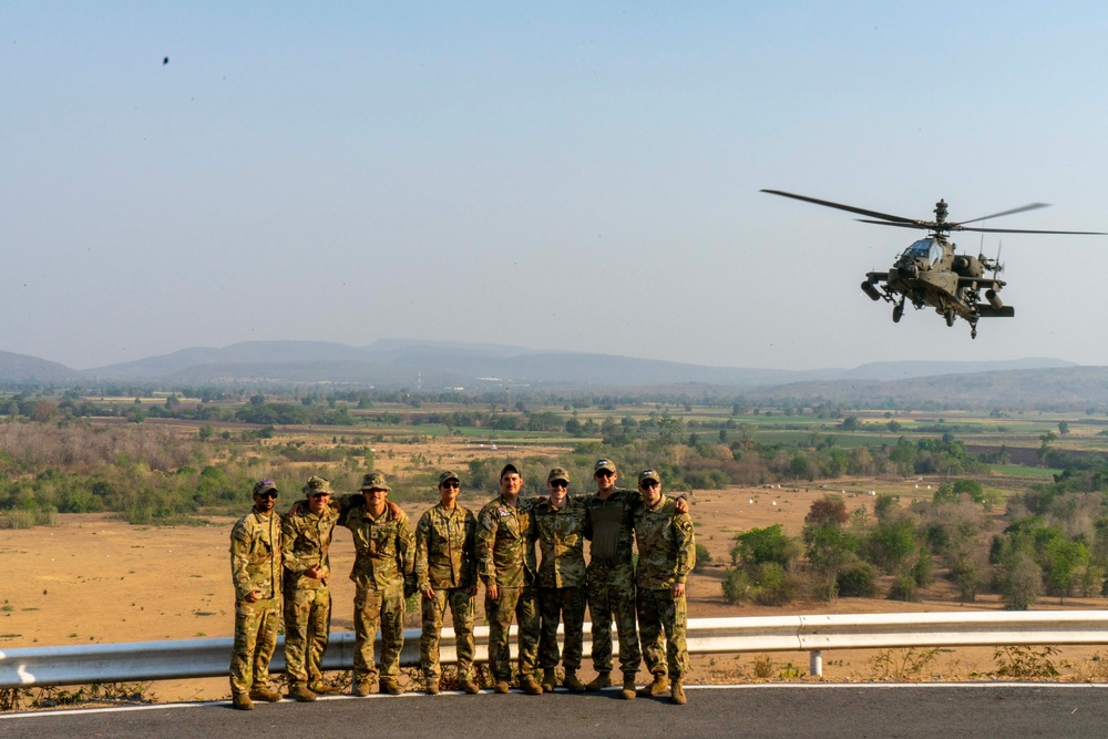 16th CAB 1-229th Attack Battalion Conducts Apache Gunnery During Cobra Gold 2024