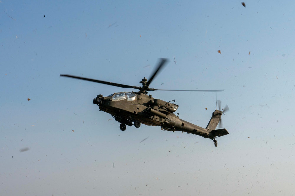 16th CAB 1-229th Attack Battalion Conducts Apache Gunnery During Cobra Gold 2024