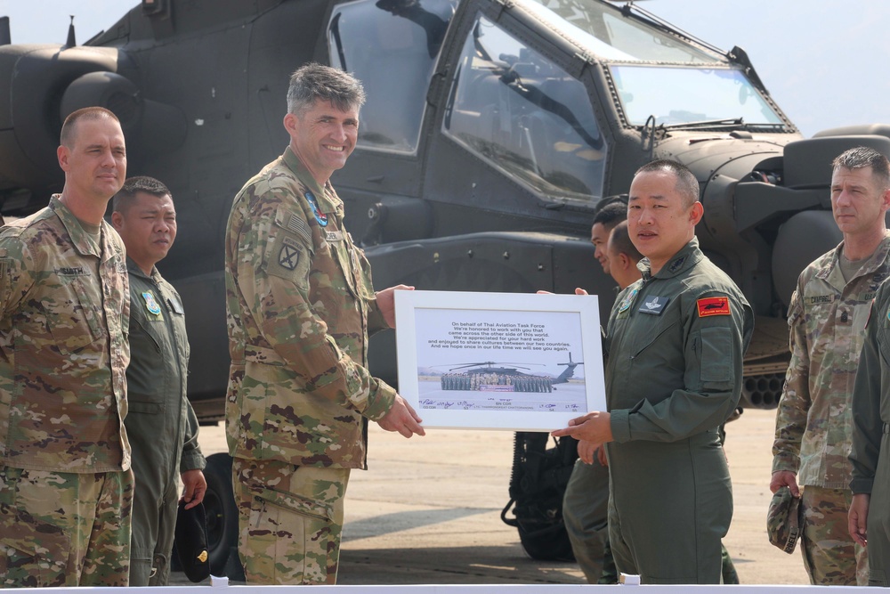 16th CAB 2-158th Assault Helicopter Battalion and Royal Thai Army 9th Aviation Battalion Closing Ceremony