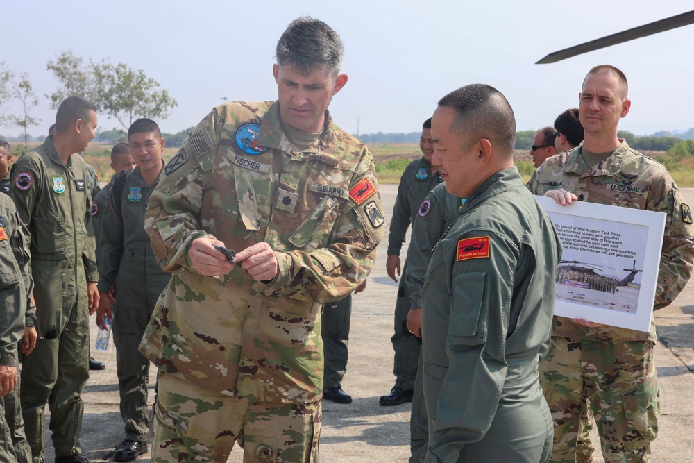 16th CAB 2-158th Assault Helicopter Battalion and Royal Thai Army 9th Aviation Battalion Closing Ceremony