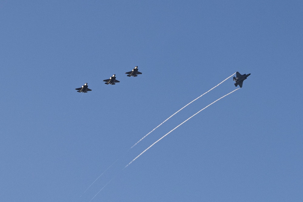 U.S. Marines with Marine Fighter Attack Squadron (VMFA) 542 and Royal Norwegian Air Force personnel participate in a media day