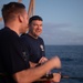 Coast Guard Cutter Polar Star (WAGB 10) crew conducts fish call off the coast of Guam