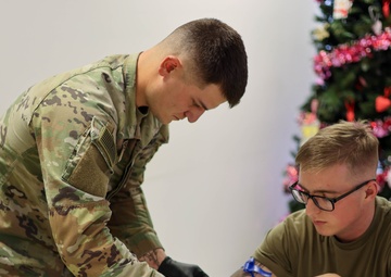 Battlefield Blood Transfusion Training at MK Airbase