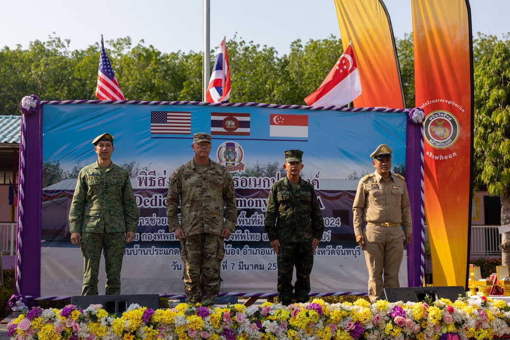 Cobra Gold 24; Engineering Civil Assistance Program Site 5 Closing Ceremony