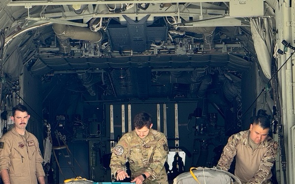 AFCENT Airmen Load Humanitarian Aid for Airdrop to Gaza