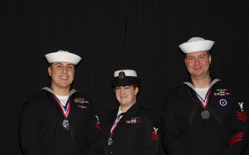 IWTC Monterey Detachment Goodfellow Sailors Recognized Air Force Awards Banquet