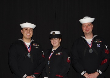 IWTC Monterey Detachment Goodfellow Sailors Recognized Air Force Awards Banquet