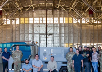 USAF partners with GM Defense to successfully power aircraft with Electric Ground Power Unit