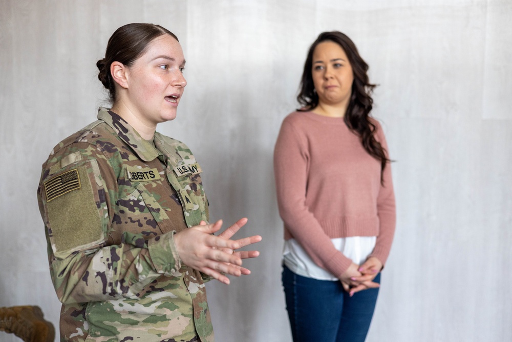 U.S. Army Soldiers Visit Polish Elementary School for Career Day
