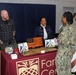 A Sailor Visits the Farley Center table