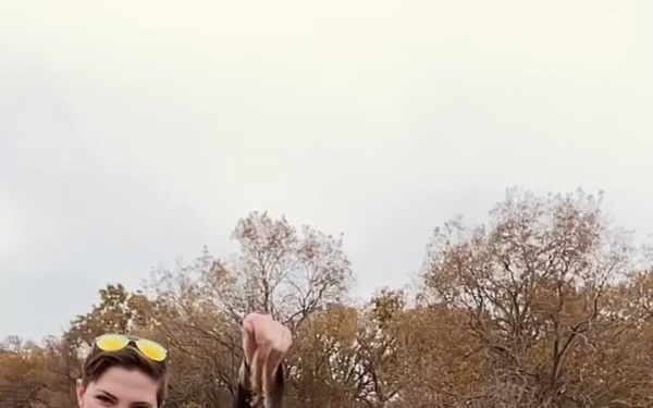 Cpl. Natalie A. Lenehan volunteers in support of Enviromental Conservation in the City of Nolanville