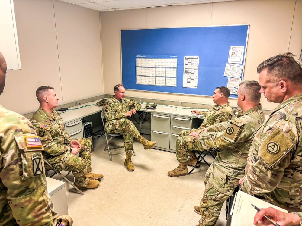 First Army Division West Command Team Engages With Green Sands Training Instructors