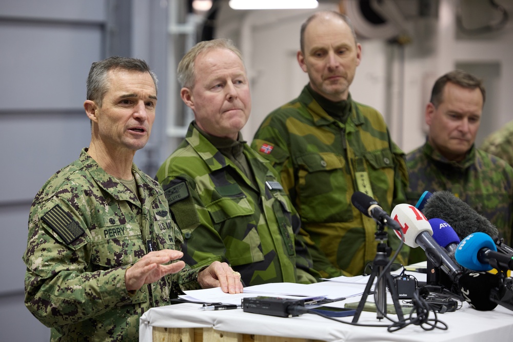 Nordic Response 24 North Atlantic Treaty Organization Press Conference