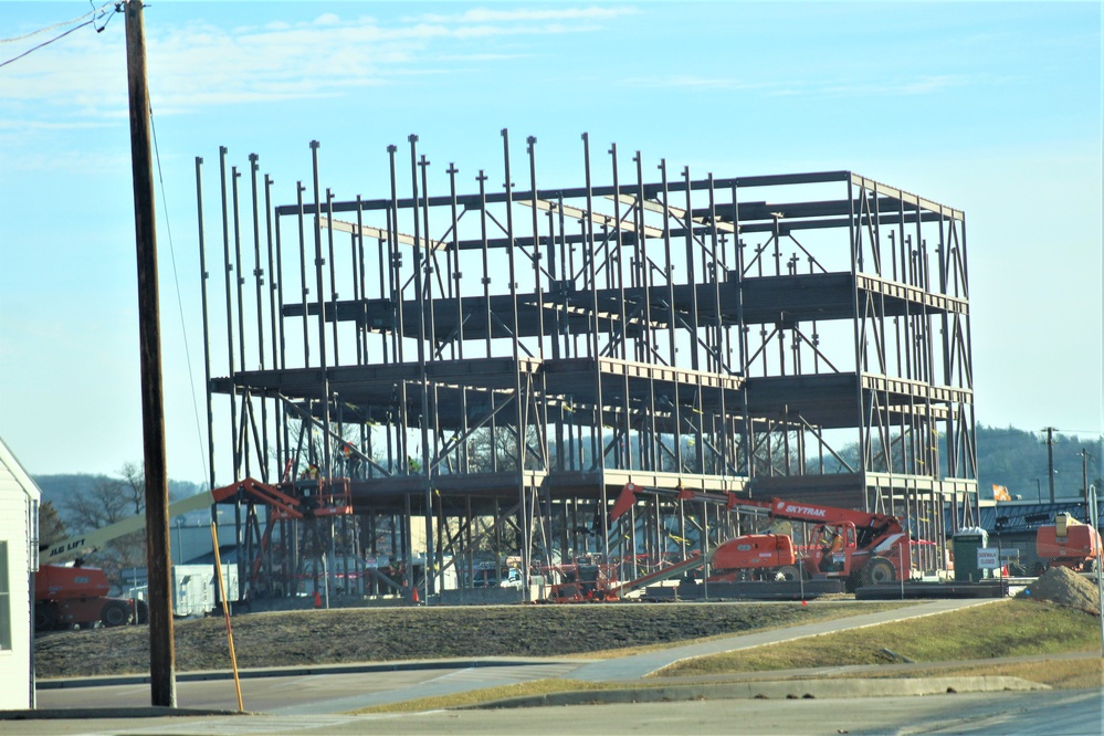 Barracks project’s framing taking shape at Fort McCoy as progress continues in early March