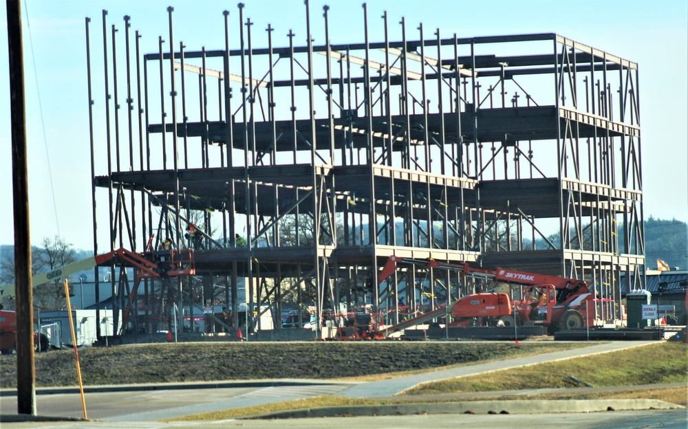 Barracks project’s framing taking shape at Fort McCoy as progress continues in early March