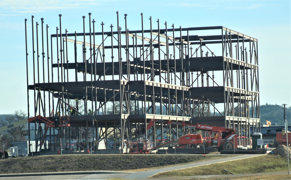 Barracks project’s framing taking shape at Fort McCoy as progress continues in early March