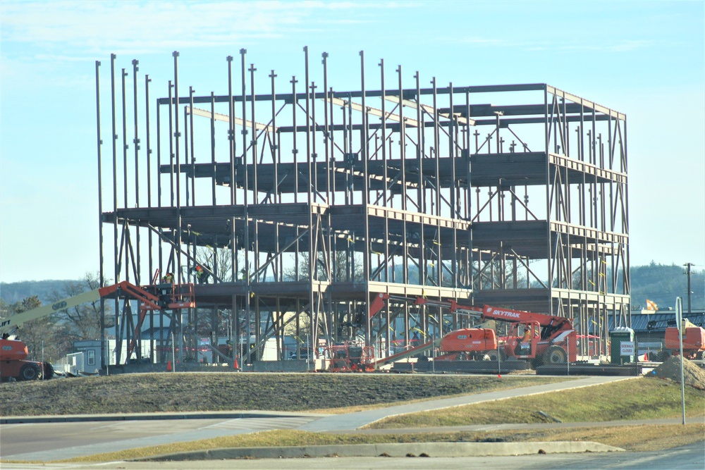 Barracks project’s framing taking shape at Fort McCoy as progress continues in early March