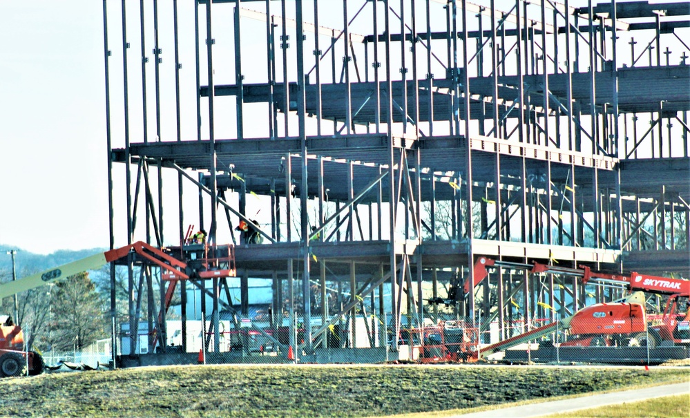 Barracks project’s framing taking shape at Fort McCoy as progress continues in early March