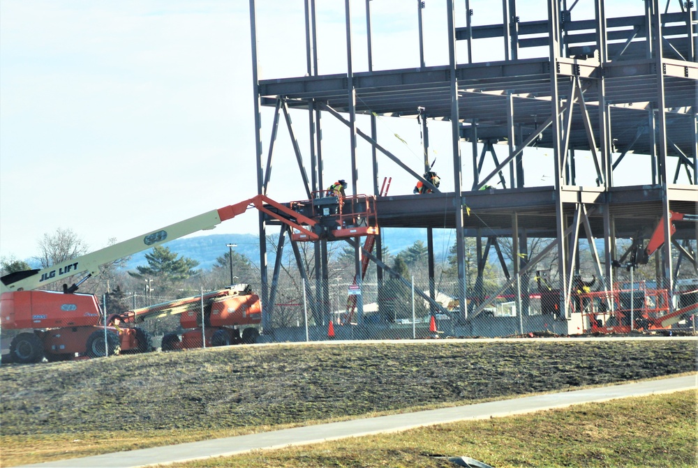 Barracks project’s framing taking shape at Fort McCoy as progress continues in early March