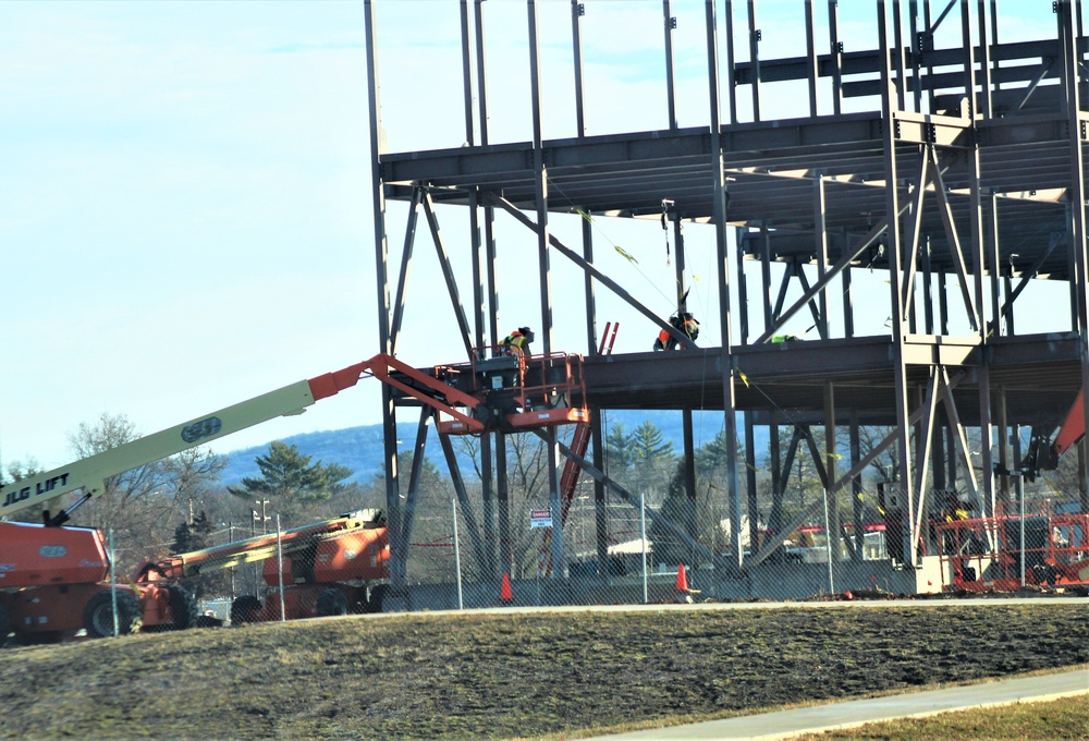 Barracks project’s framing taking shape at Fort McCoy as progress continues in early March