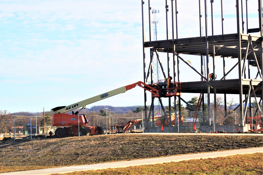 Barracks project’s framing taking shape at Fort McCoy as progress continues in early March