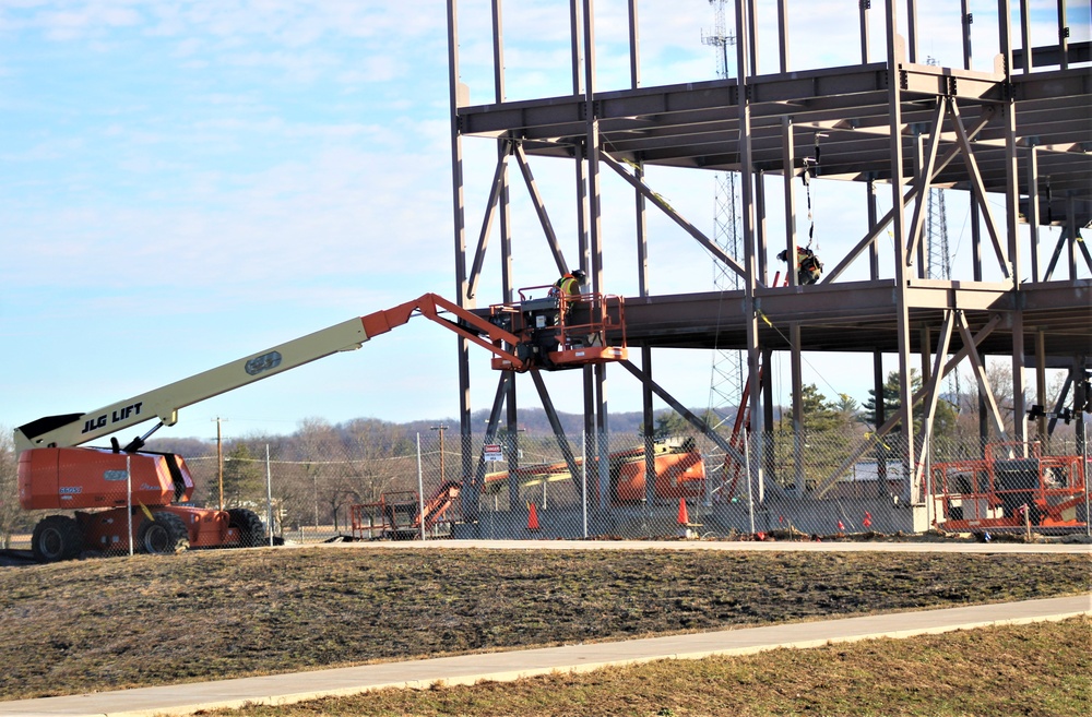 Barracks project’s framing taking shape at Fort McCoy as progress continues in early March