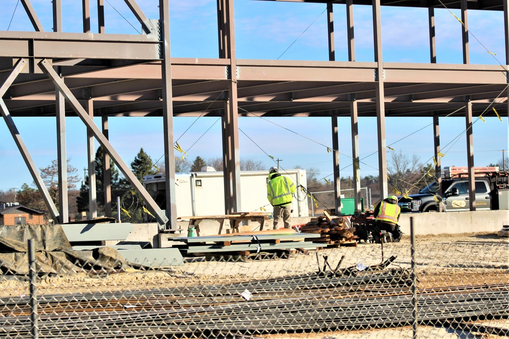 Barracks project’s framing taking shape at Fort McCoy as progress continues in early March