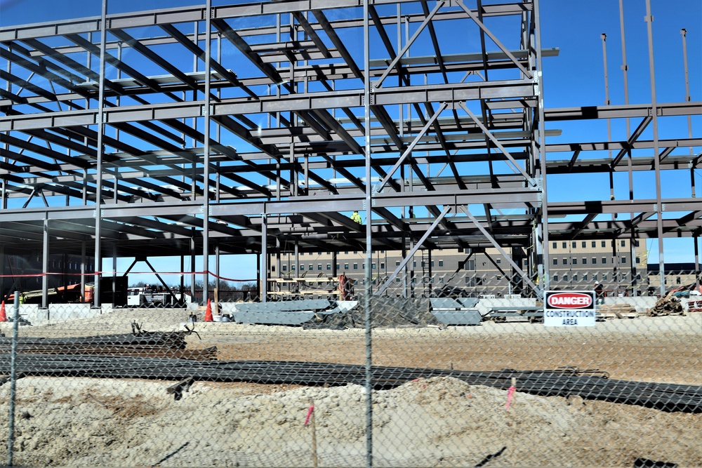 Barracks project’s framing taking shape at Fort McCoy as progress continues in early March