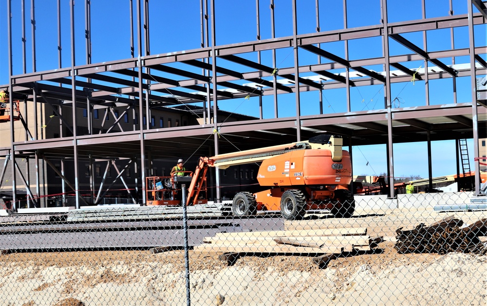 Barracks project’s framing taking shape at Fort McCoy as progress continues in early March