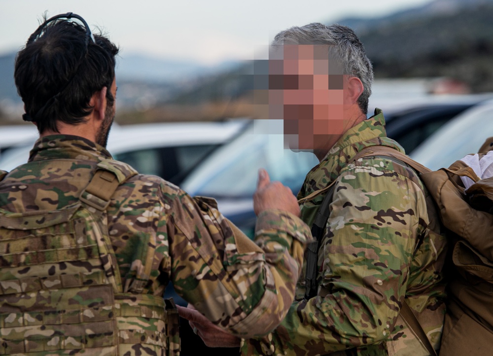 Greek SOF soldier and Green Beret discuss military free fall jump