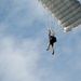 Greek soldier prepares to land on Megara drop zone