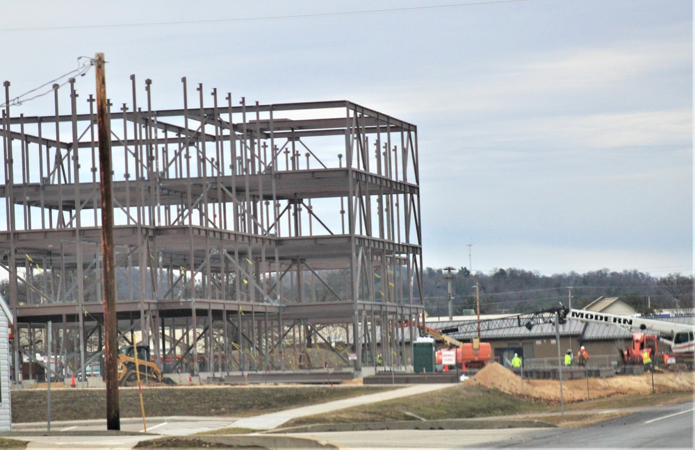 Barracks project’s framing taking shape at Fort McCoy as progress continues in early March