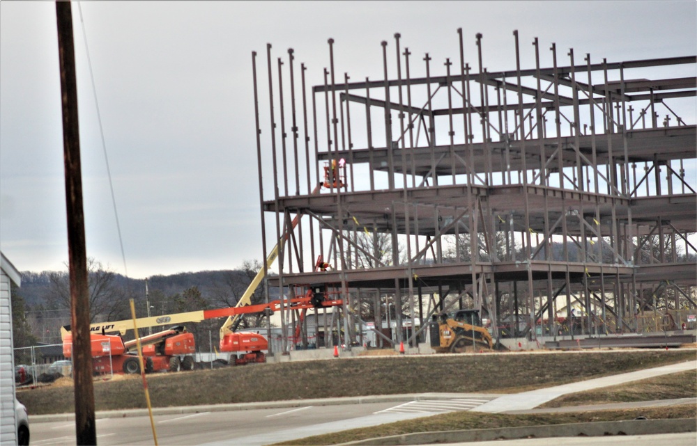 Barracks project’s framing taking shape at Fort McCoy as progress continues in early March