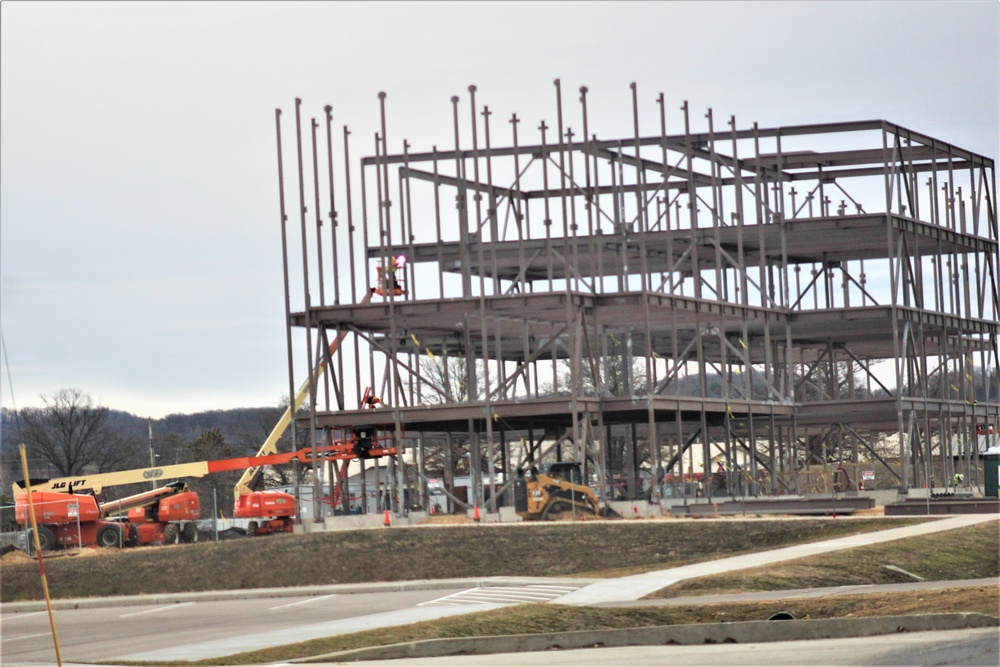 Barracks project’s framing taking shape at Fort McCoy as progress continues in early March