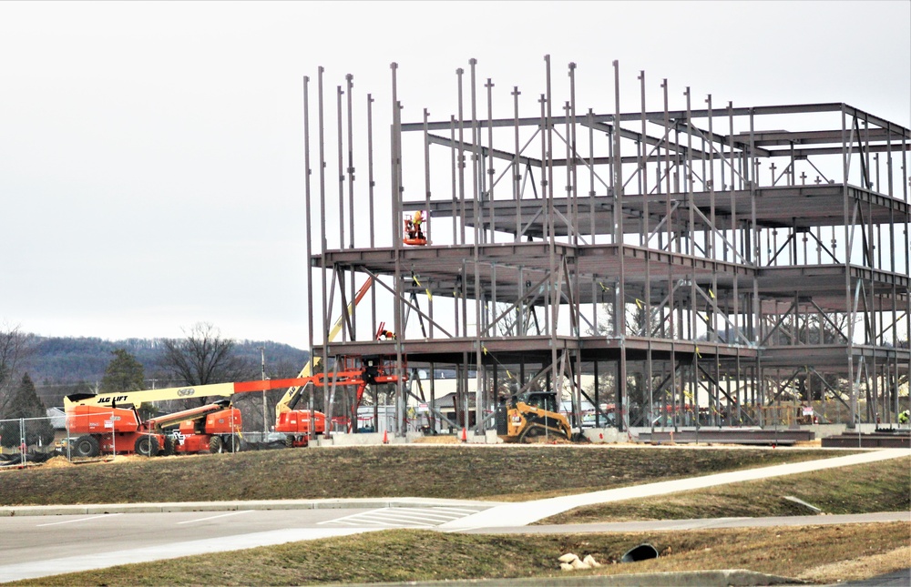 Barracks project’s framing taking shape at Fort McCoy as progress continues in early March