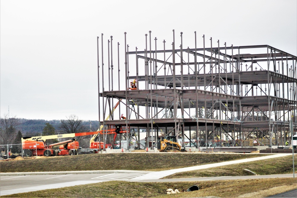 Barracks project’s framing taking shape at Fort McCoy as progress continues in early March