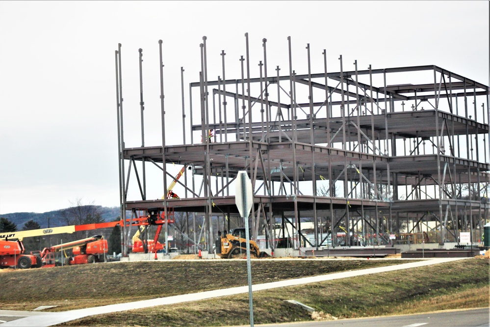 Barracks project’s framing taking shape at Fort McCoy as progress continues in early March