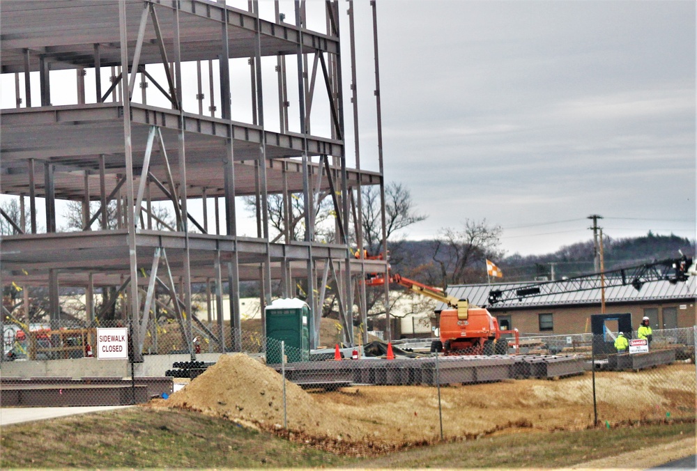 Barracks project’s framing taking shape at Fort McCoy as progress continues in early March