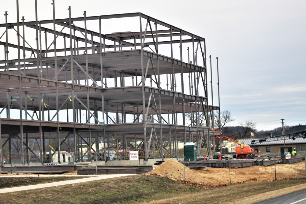 Barracks project’s framing taking shape at Fort McCoy as progress continues in early March