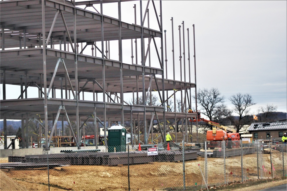 Barracks project’s framing taking shape at Fort McCoy as progress continues in early March