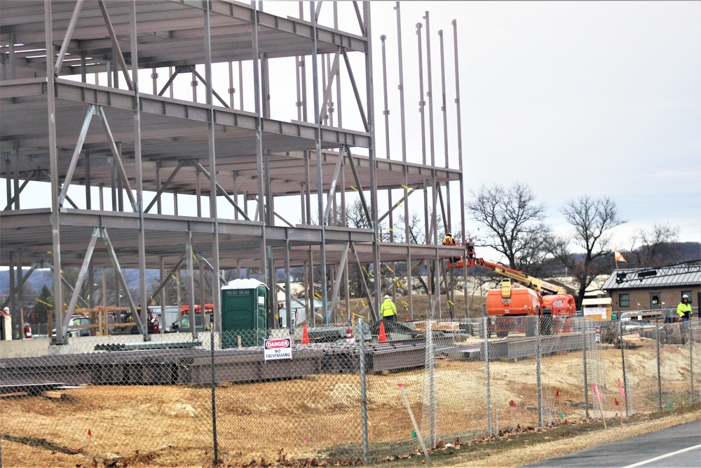 Barracks project’s framing taking shape at Fort McCoy as progress continues in early March